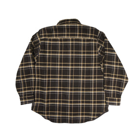 1313 SELAH / TEO FLANNEL SHIRT OLIVE & YELLOW CHECK