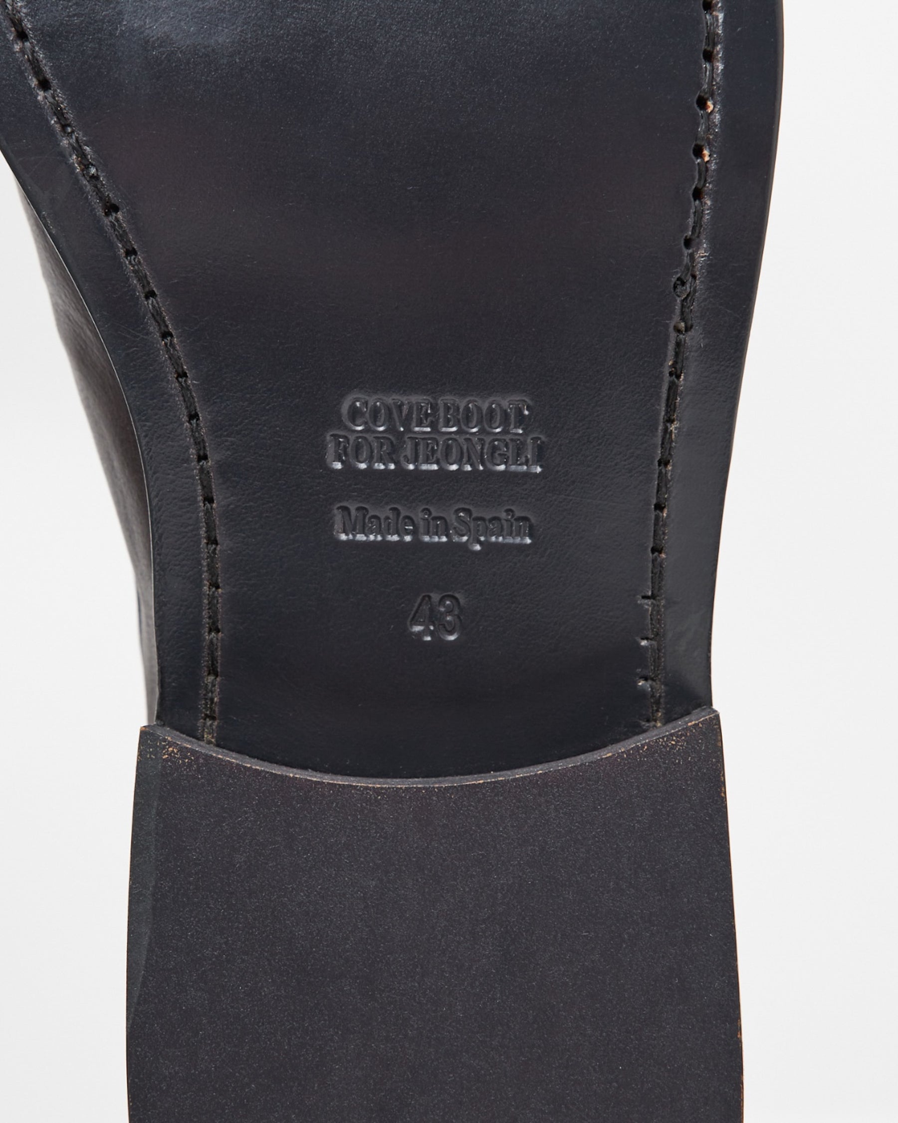 JEONGLI / COVE BOOTS (PARACIA × JEONGLI) CHARCOAL