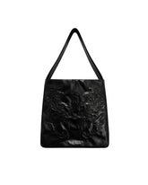 1313 SELAH / ROSE ECO-LEATHER TOTE BAG BLACK