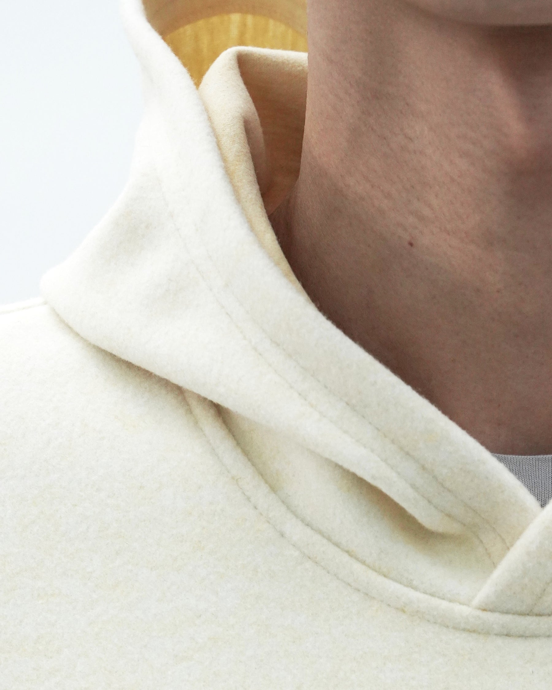 JEONGLI / HOODIE HYBRID WOOL YELLOW