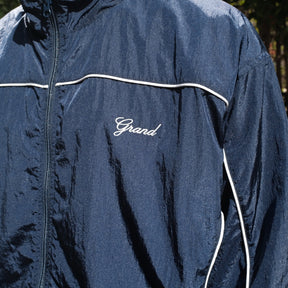 Grand Collection / TRACK JACKET WITH PIPING NAVY
