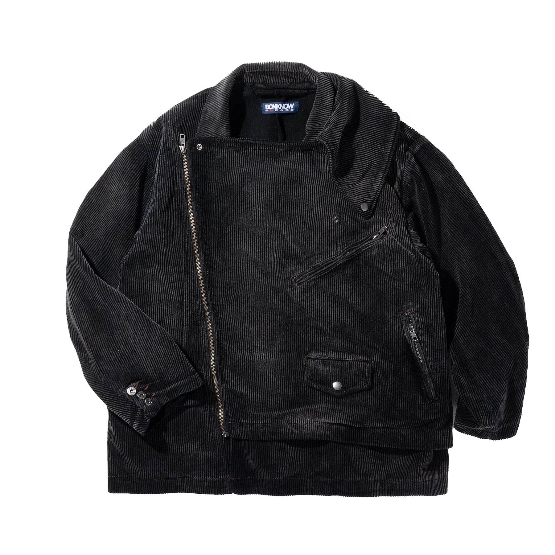 BONKNOW FREAKS / Faded Corduroy W Tailor&Riders Docking Jacket BLACK