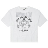 Y,IWO / Big Boy Club Mesh Box Tee WHITE