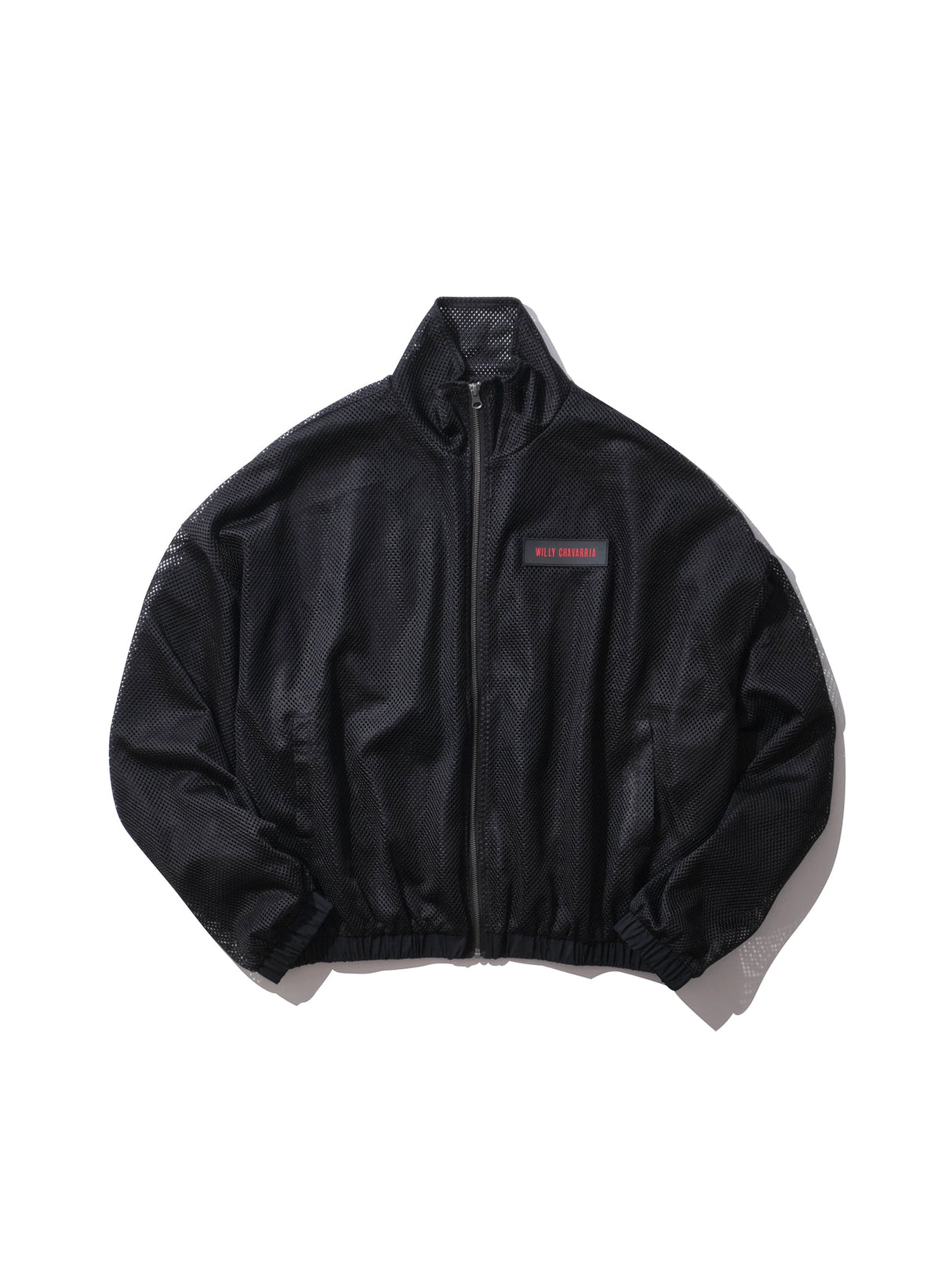 WILLY CHAVARRIA / FULL ZIP JACKET MESH WILLY BLACK