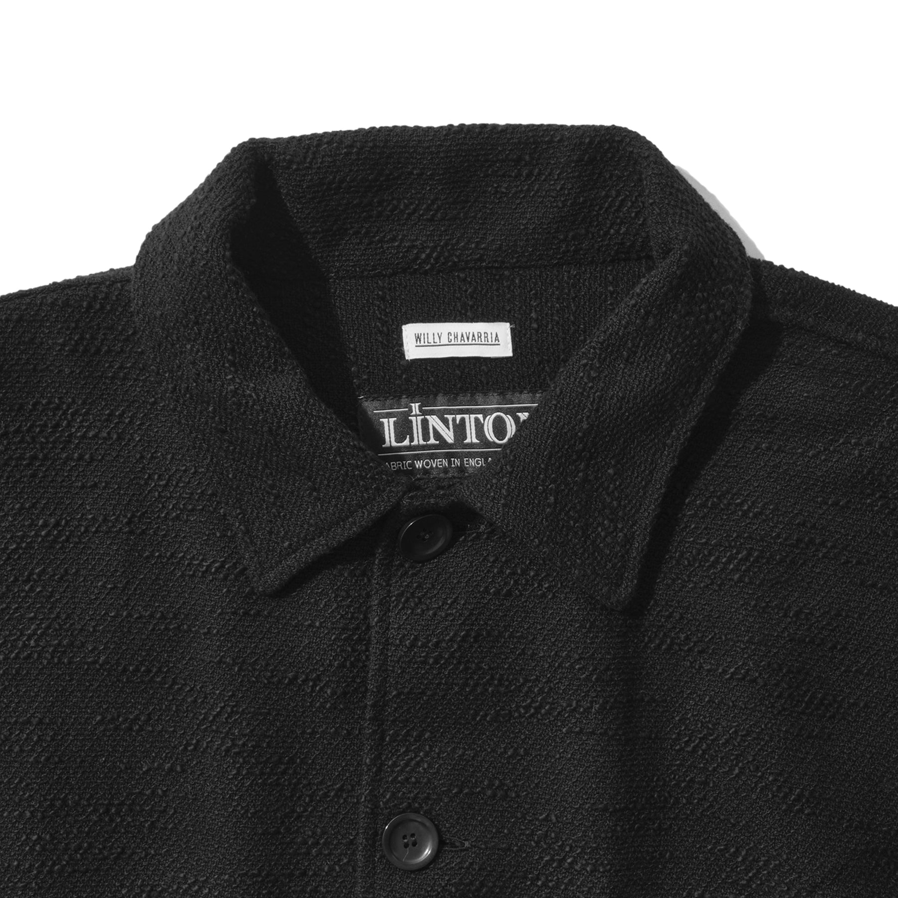 WILLY CHAVARRIA / TWEED SHIRT WILLY BLACK