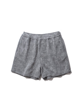 WILLY CHAVARRIA / TWEED SHORT WHITE PLAID