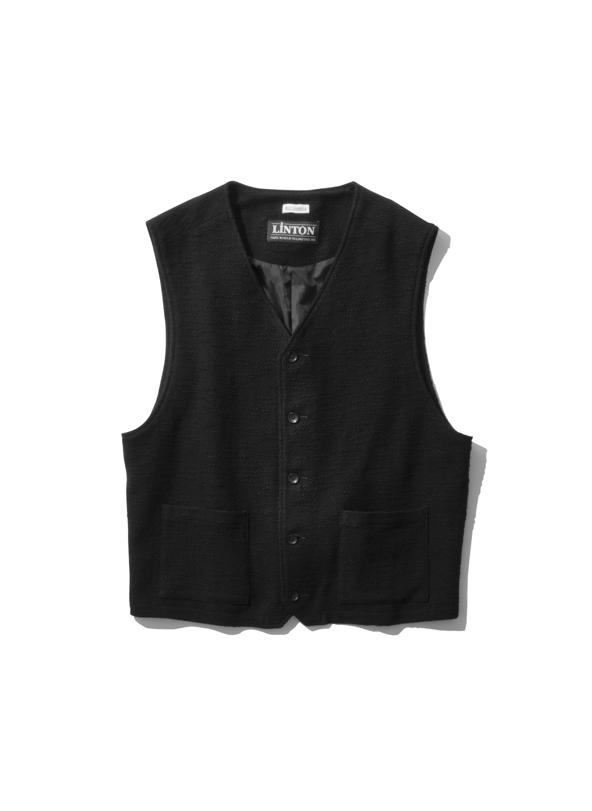 WILLY CHAVARRIA / TWEED VEST WILLY BLACK
