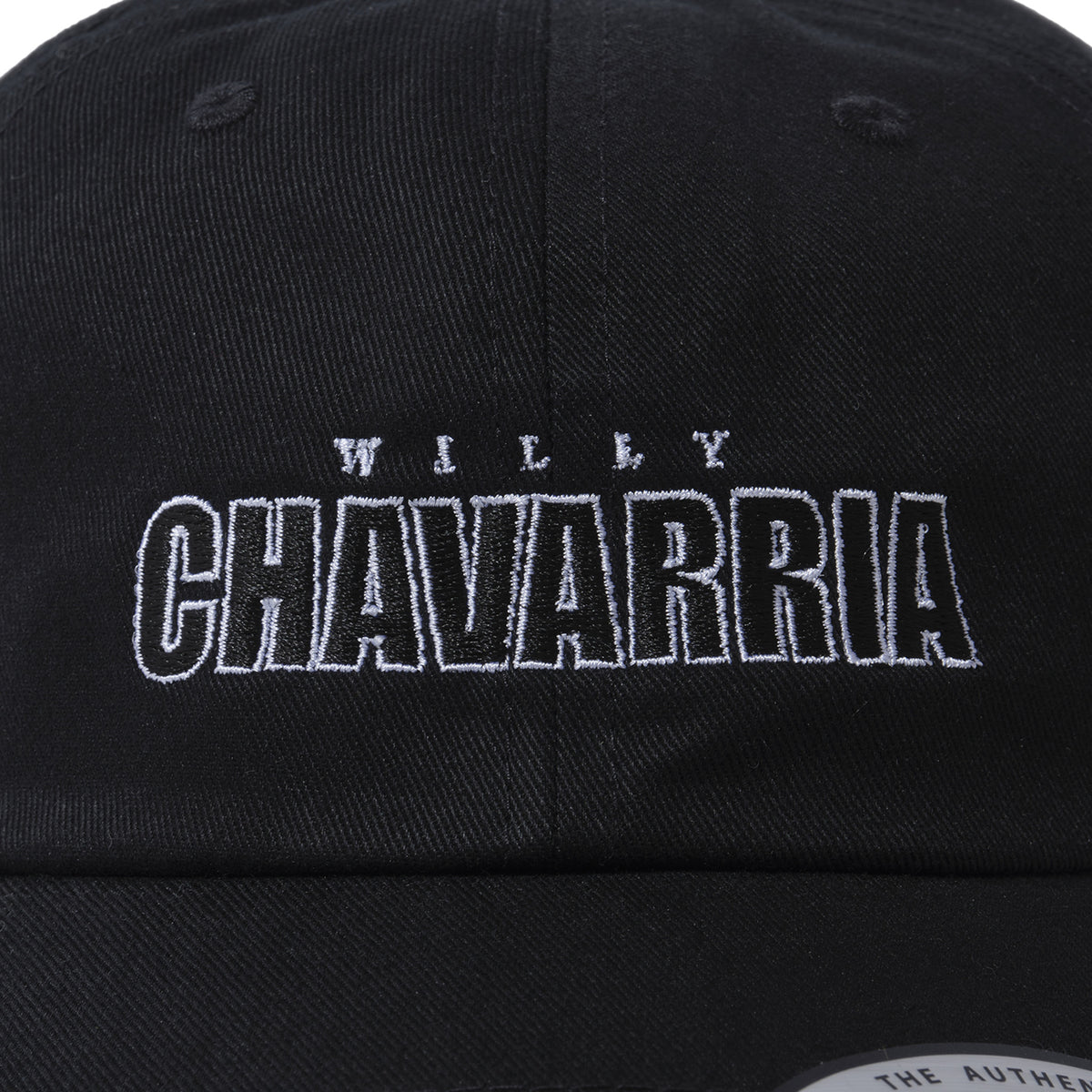 WILLY CHAVARRIA / CHAVARRIA LOGO CAP 2 BLACK