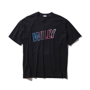 WILLY CHAVARRIA / WILLY GRADIENT LOGO T WILLY BLACK