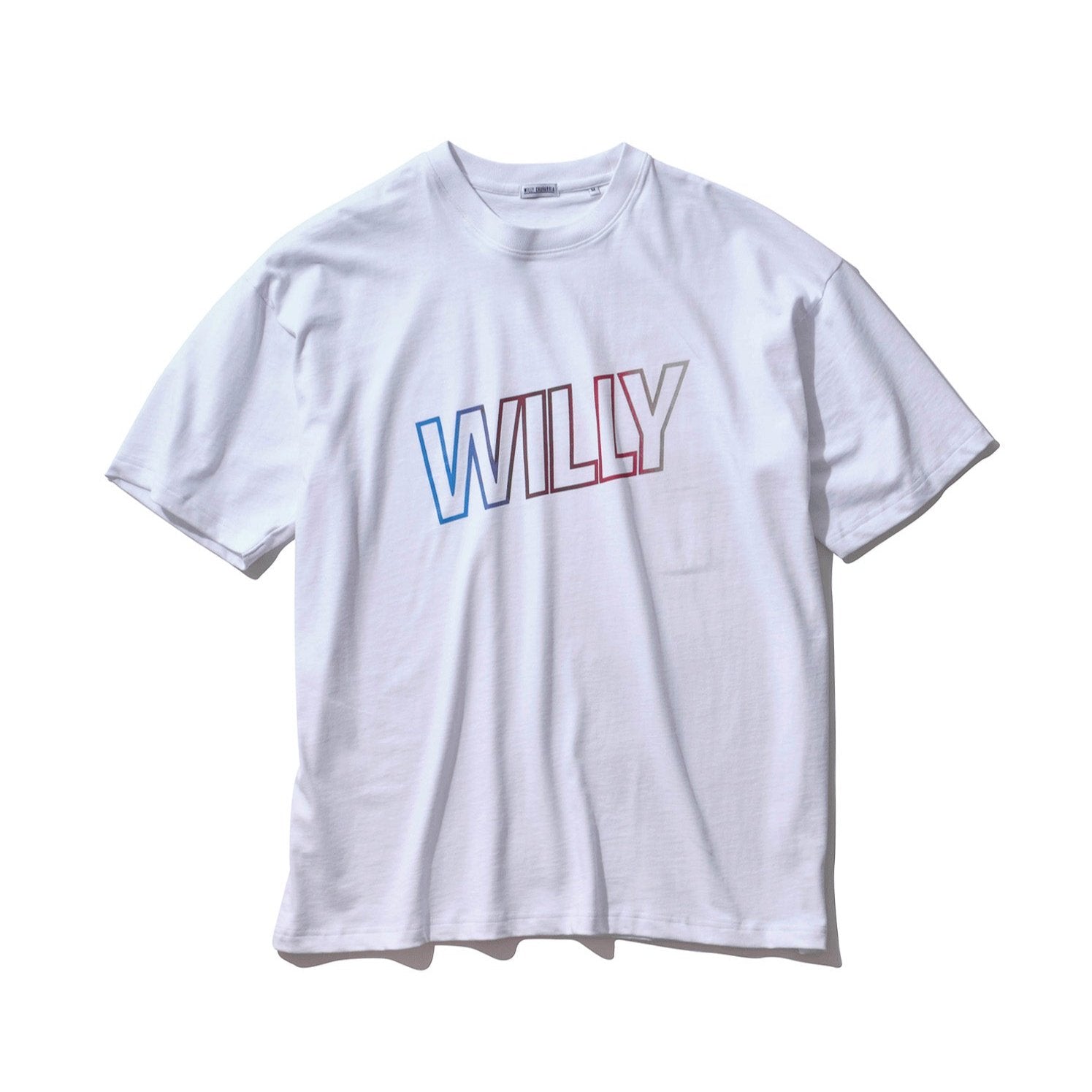 WILLY CHAVARRIA / WILLY GRADIENT LOGO T WILLY WHITE