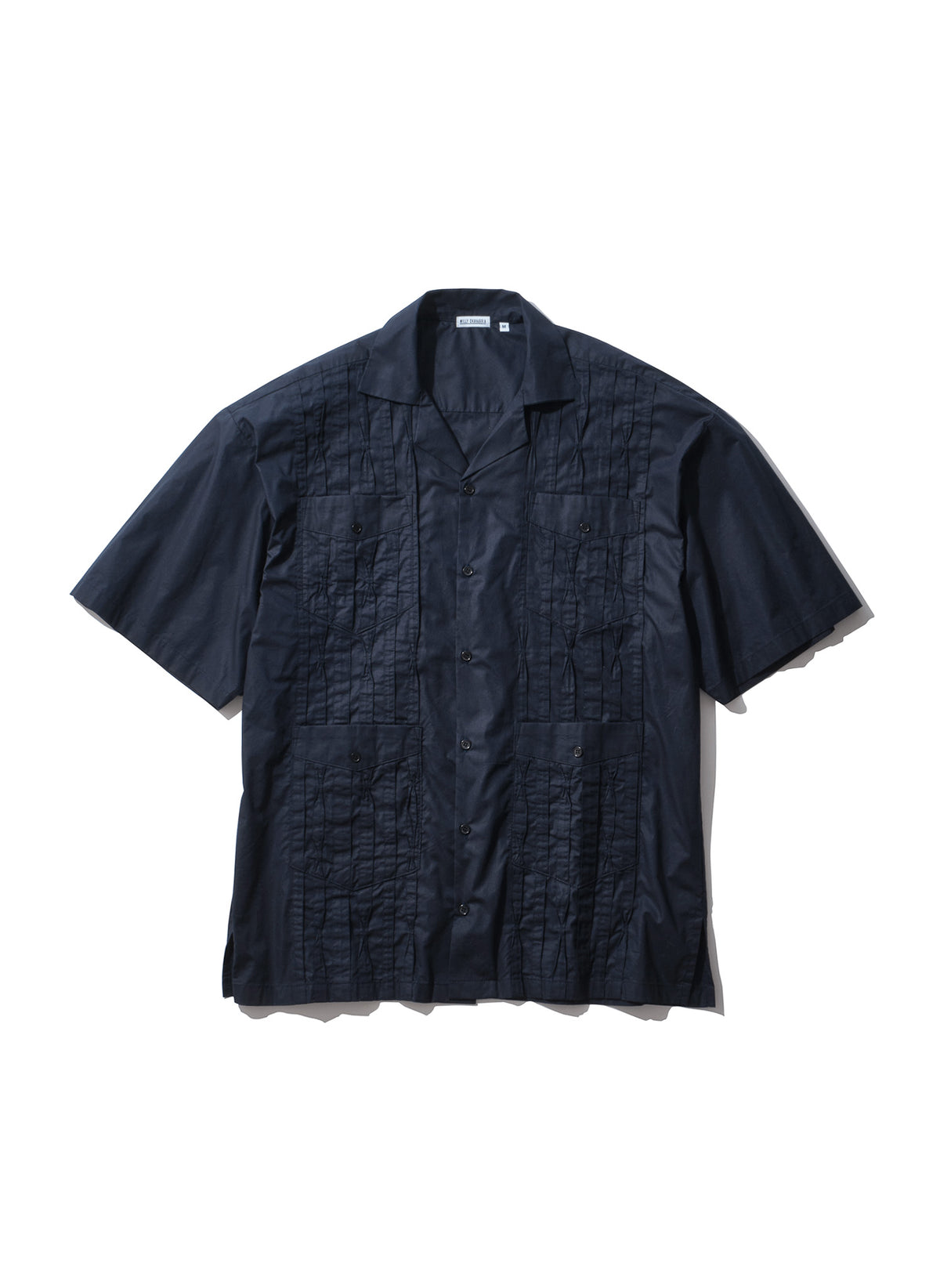 <span style="color: #f50b0b;">Last One</span> WILLY CHAVARRIA / DRESS PLEATED SHIRT DARK NAVY