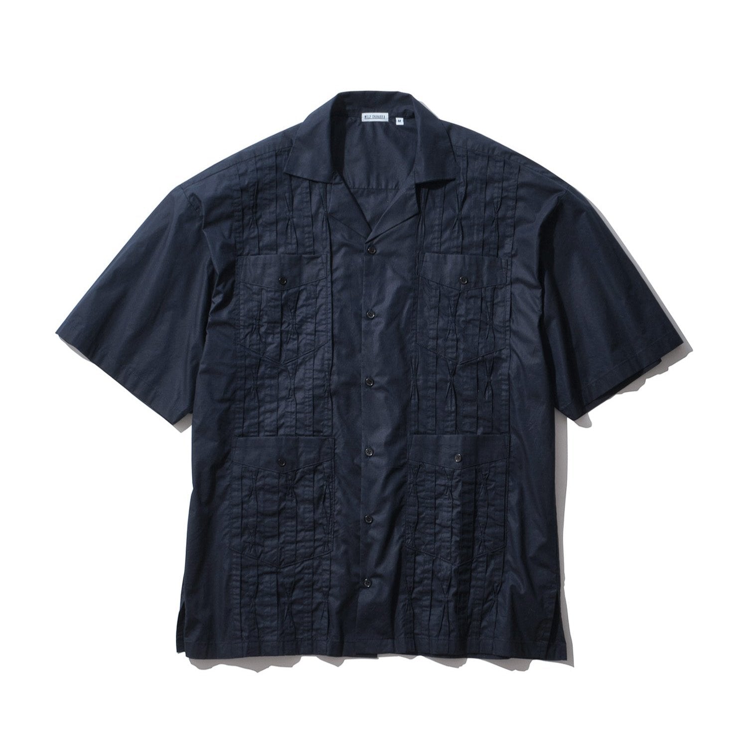 <span style="color: #f50b0b;">Last One</span> WILLY CHAVARRIA / DRESS PLEATED SHIRT DARK NAVY