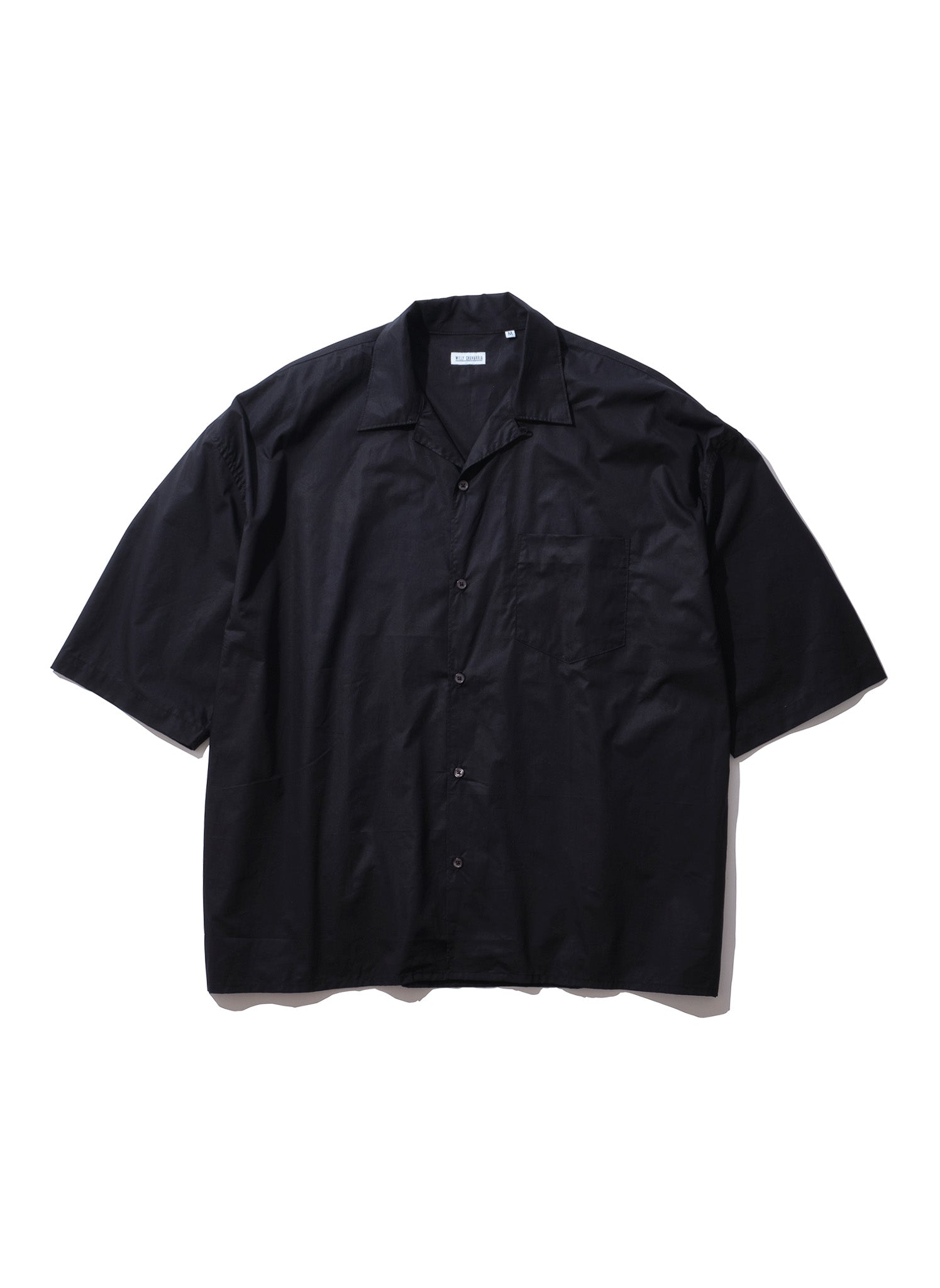 WILLY CHAVARRIA / OPEN COLLARED SHIRT BLACK