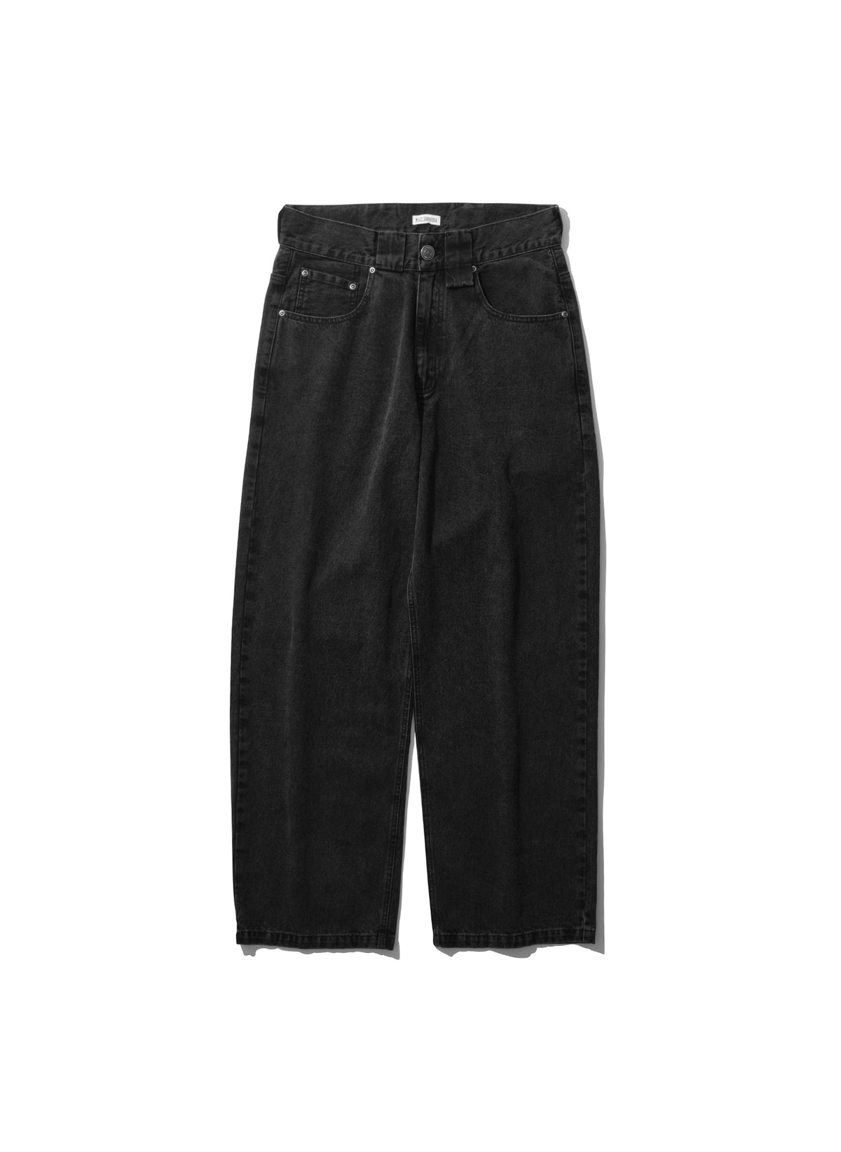 WILLY CHAVARRIA / STRAIGHT DENIM PANTS WASHED BLACK