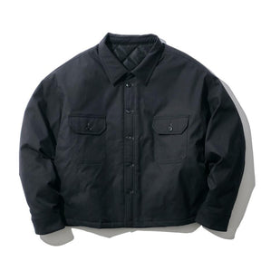 <span style="color: #f50b0b;">Last One</span> 
INTODUSK /  QUILTED LINED SLOPE SHIRTS BLACK