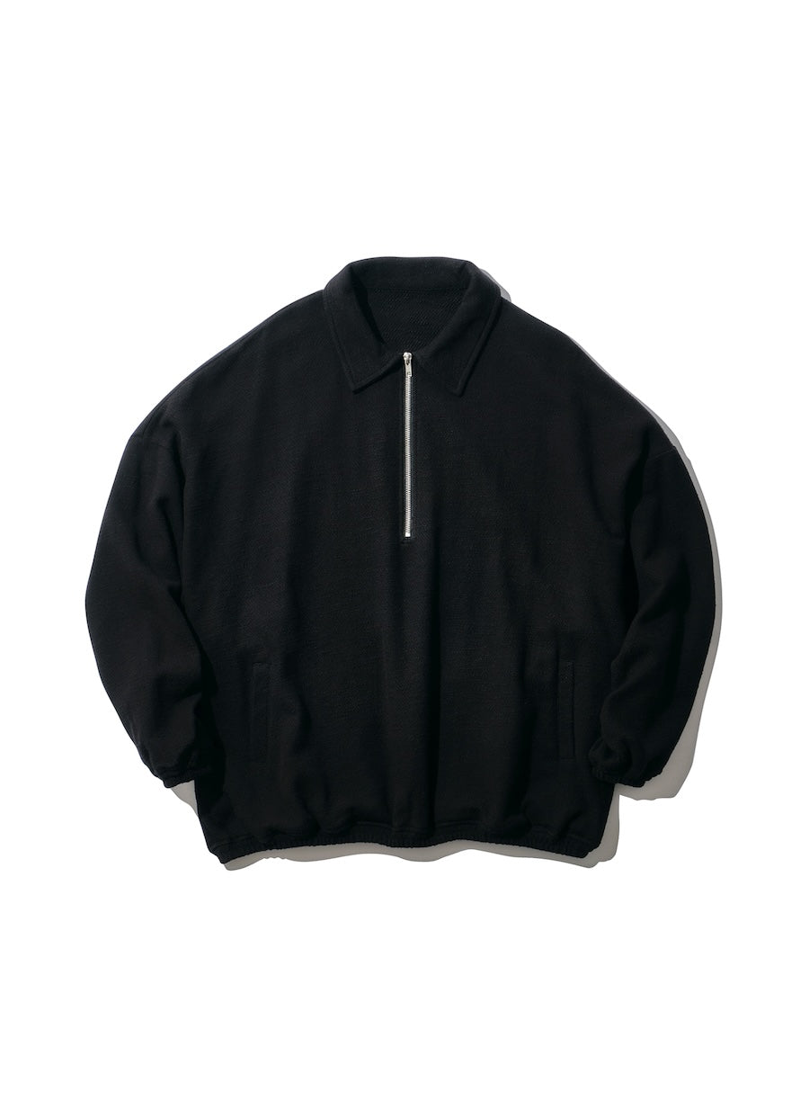 INTODUSK / ECHO HALF ZIP BLACK