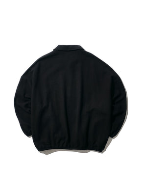 INTODUSK / ECHO HALF ZIP BLACK