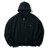 INTODUSK / FULL ZIP HOODIE BLACK