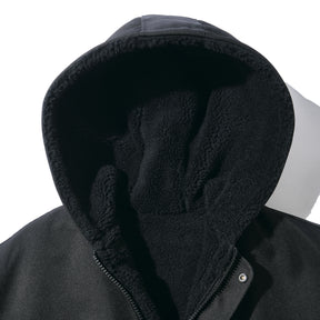 INTODUSK / CLOAK BOMBER COAT PITCH BLACK