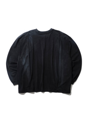 INTODUSK / OVERSIZED LS TEE CHEMICAL BLACK