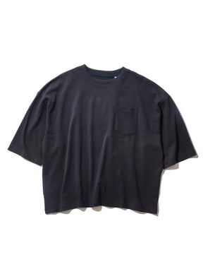 INTODUSK / OVERSIZED SS POCEKT T DARK NAVY