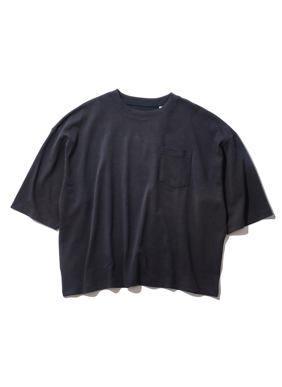 INTODUSK / OVERSIZED SS POCEKT T DARK NAVY