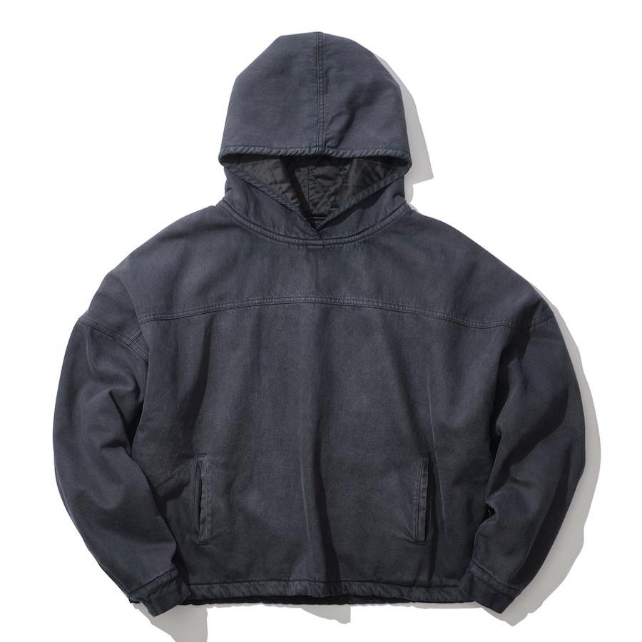 INTODUSK / COVER WOVEN HOODIE FADED AZURE