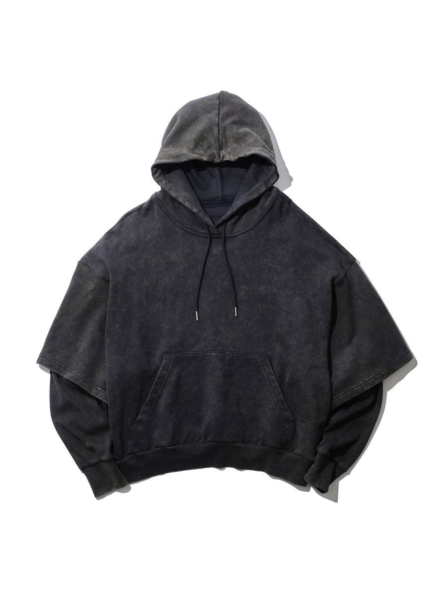 INTODUSK / SWAMP HOODIE WASHED NAVY