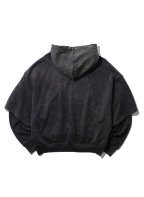 INTODUSK / SWAMP HOODIE WASHED NAVY