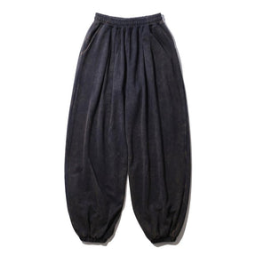 INTODUSK / GATHER DRAWSTRING SWEAT PANT WASHED NAVY