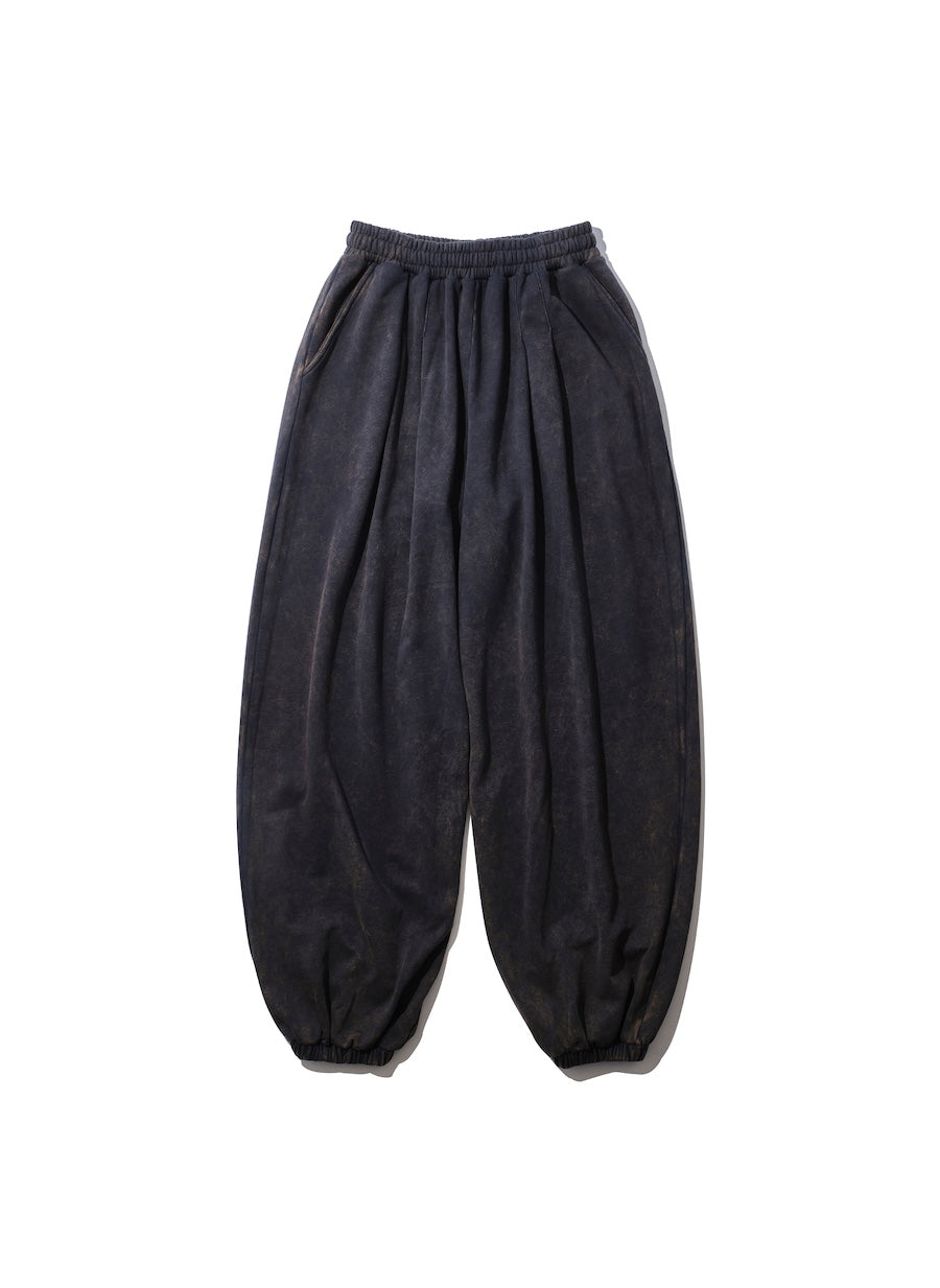 INTODUSK / GATHER DRAWSTRING SWEAT PANT WASHED NAVY