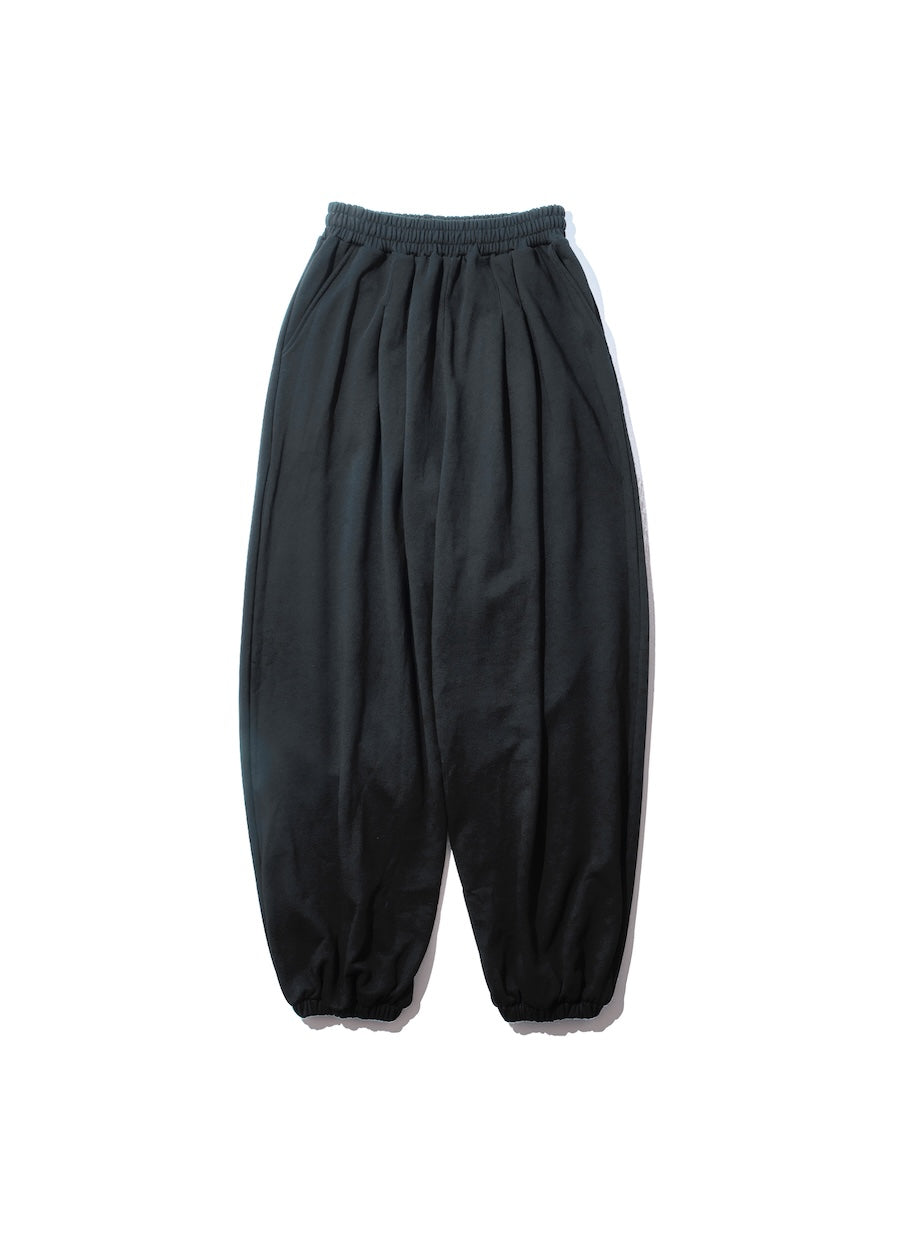 INTODUSK / GATHER DRAWSTRING SWEAT PANT CHEMICAL BLACK