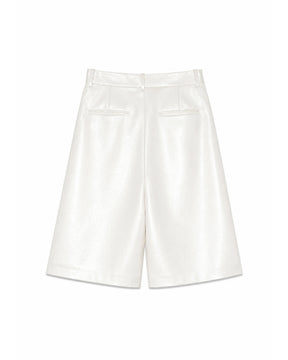 【Pre-Order】1313 SELAH / CITO ECO LEATHER SHORTS OFF WHITE