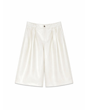 【Pre-Order】1313 SELAH / CITO ECO LEATHER SHORTS OFF WHITE