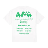 <span style="color: #ff2a00;">Last One</span> ARNOLD PARK STUDIOS / COMPUTER MARKETING LOGO SHORT SLEEVE 1 WHITE