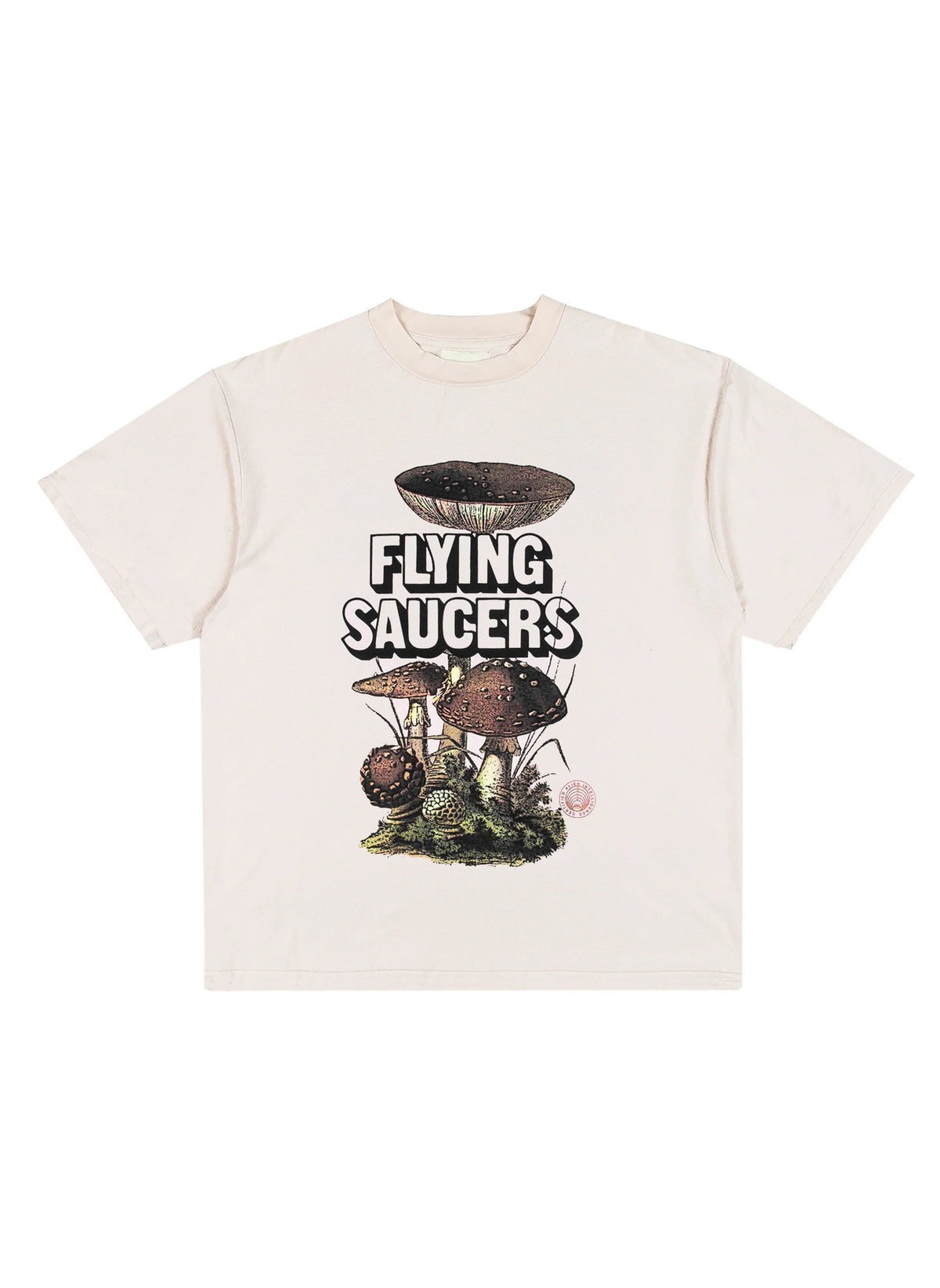<span style="color: #f50b0b;">Last One</span> CRTFD / FLYING SAUCERS TEE NATURAL