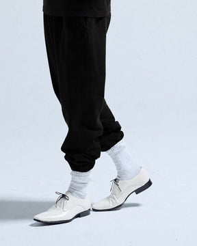 CCTB / CHAIN BAGGY SWEAT PANTS WASHED BLACK