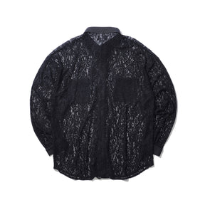 INTODUSK / LACE SHIRT BLACK