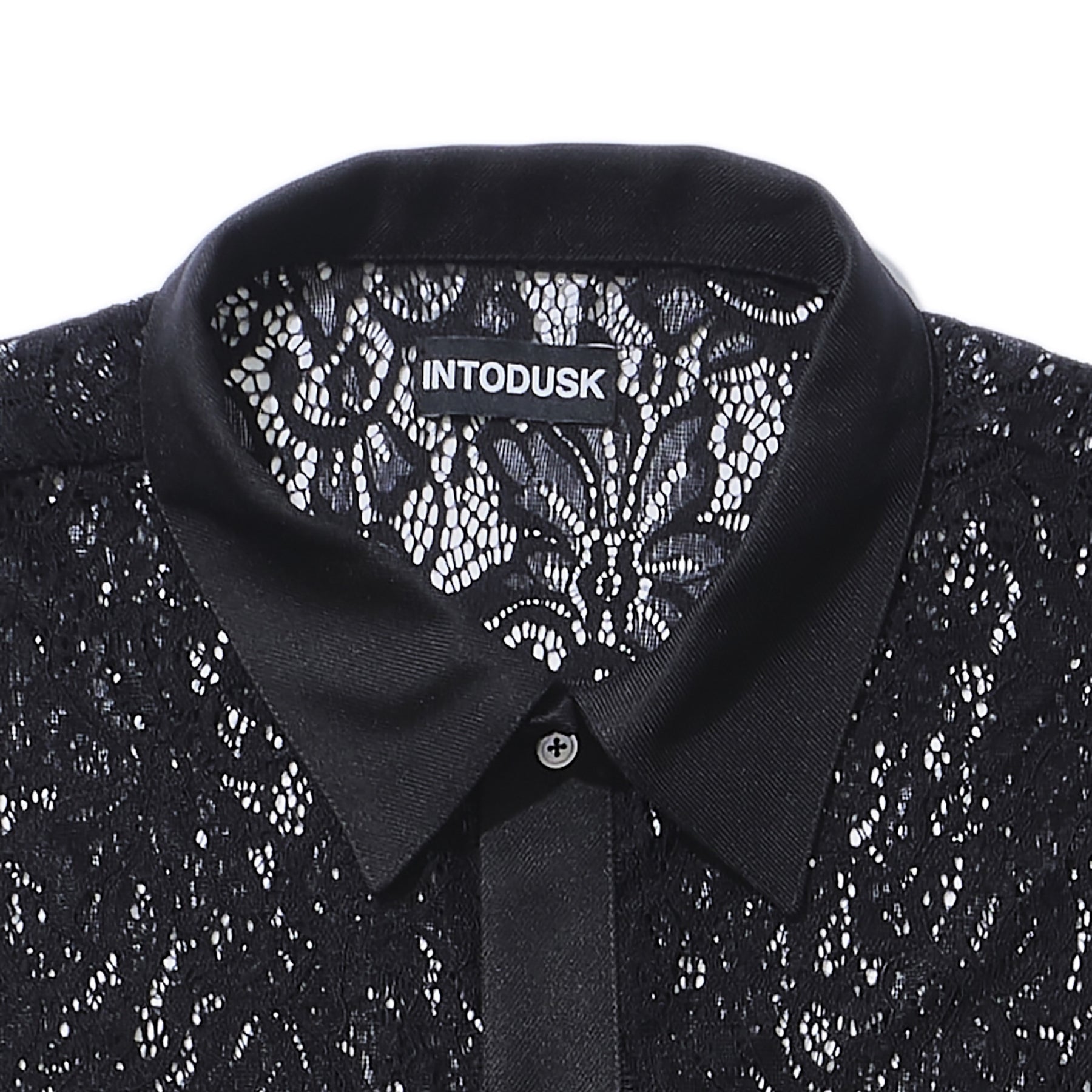 INTODUSK / LACE SHIRT BLACK