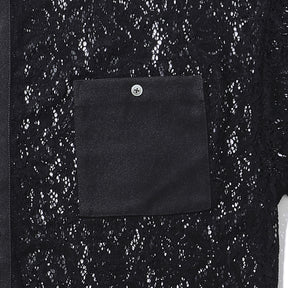 INTODUSK / LACE SHIRT BLACK