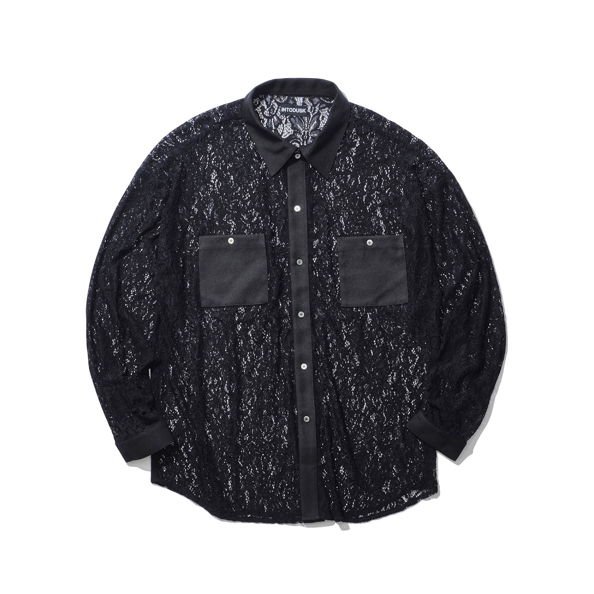 INTODUSK / LACE SHIRT BLACK