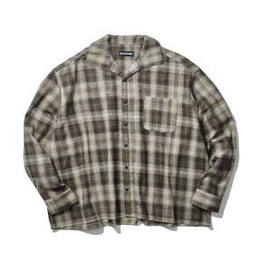 INTODUSK / DISCIPLE PLAID SHIRT BEIGE PLAID
