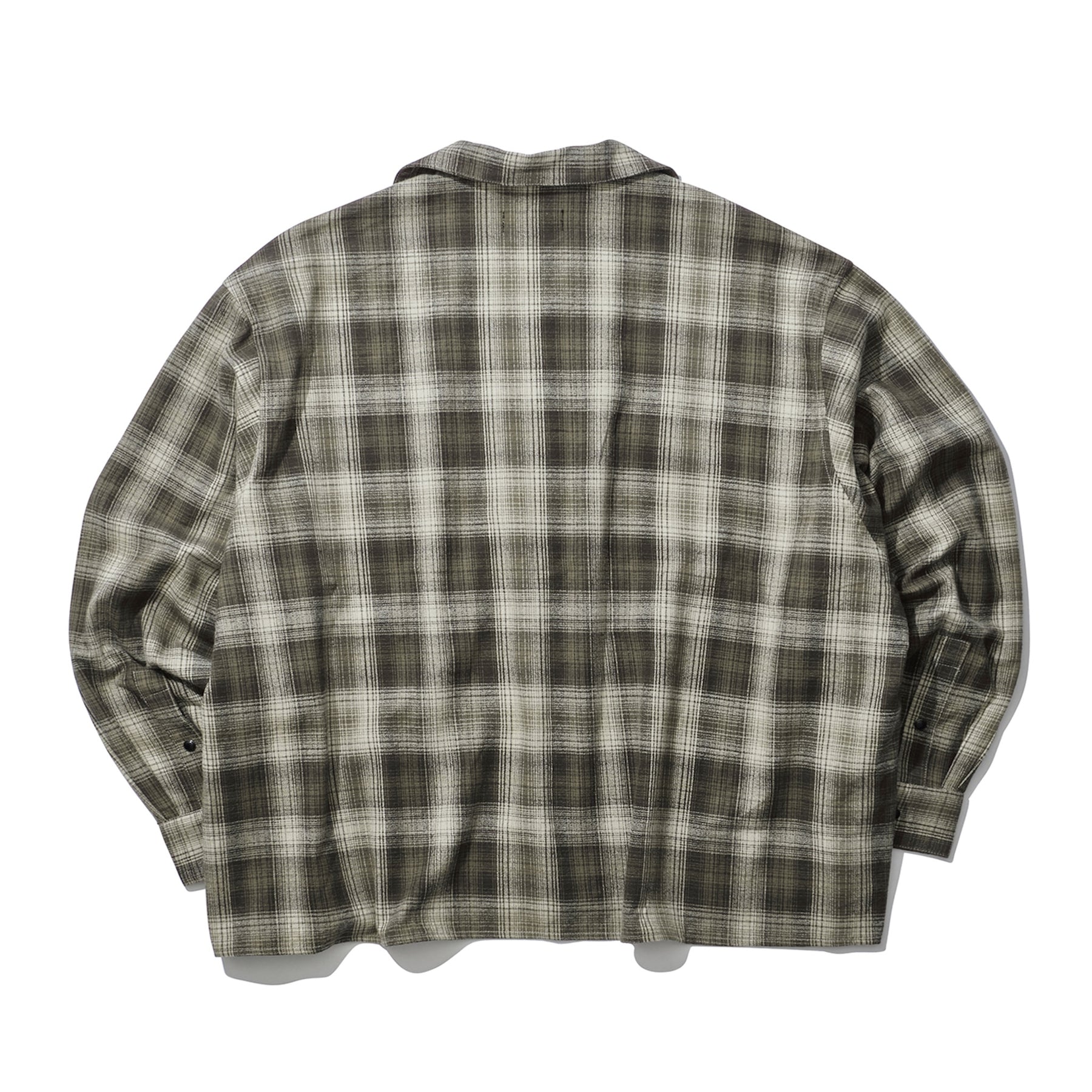 INTODUSK / DISCIPLE PLAID SHIRT BEIGE PLAID