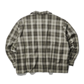 INTODUSK / DISCIPLE PLAID SHIRT BEIGE PLAID