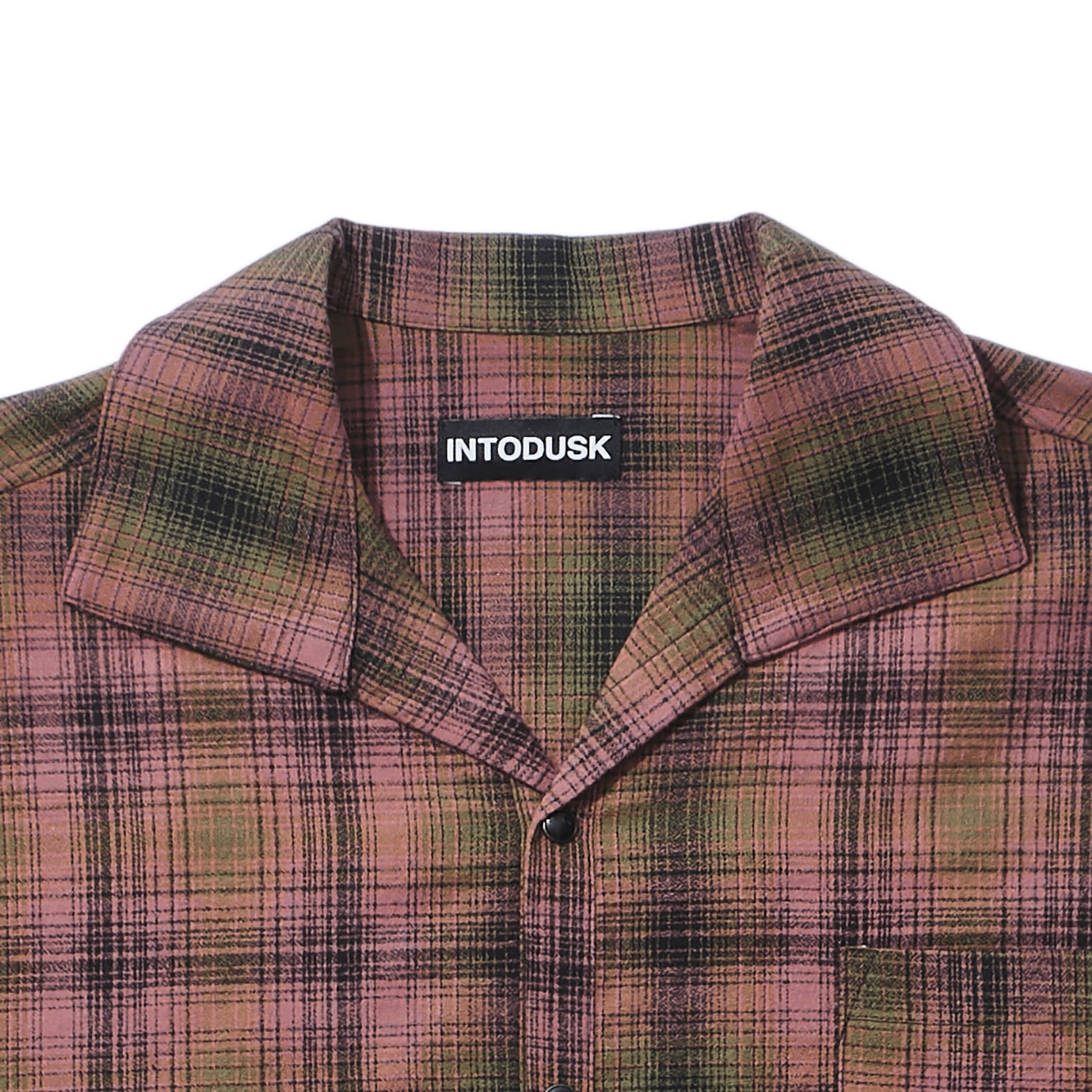 <span style="color: #f50b0b;">Last One</span> INTODUSK / DISCIPLE PLAID SHIRT ORANGE PLAID