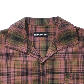 <span style="color: #f50b0b;">Last One</span> INTODUSK / DISCIPLE PLAID SHIRT ORANGE PLAID