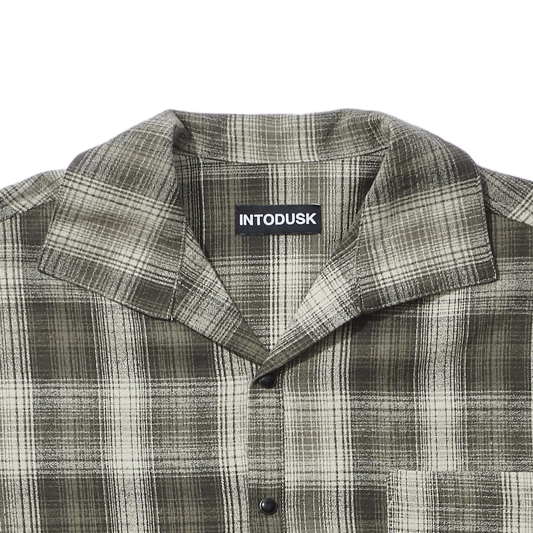 INTODUSK / DISCIPLE PLAID SHIRT BEIGE PLAID
