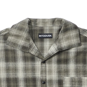 INTODUSK / DISCIPLE PLAID SHIRT BEIGE PLAID