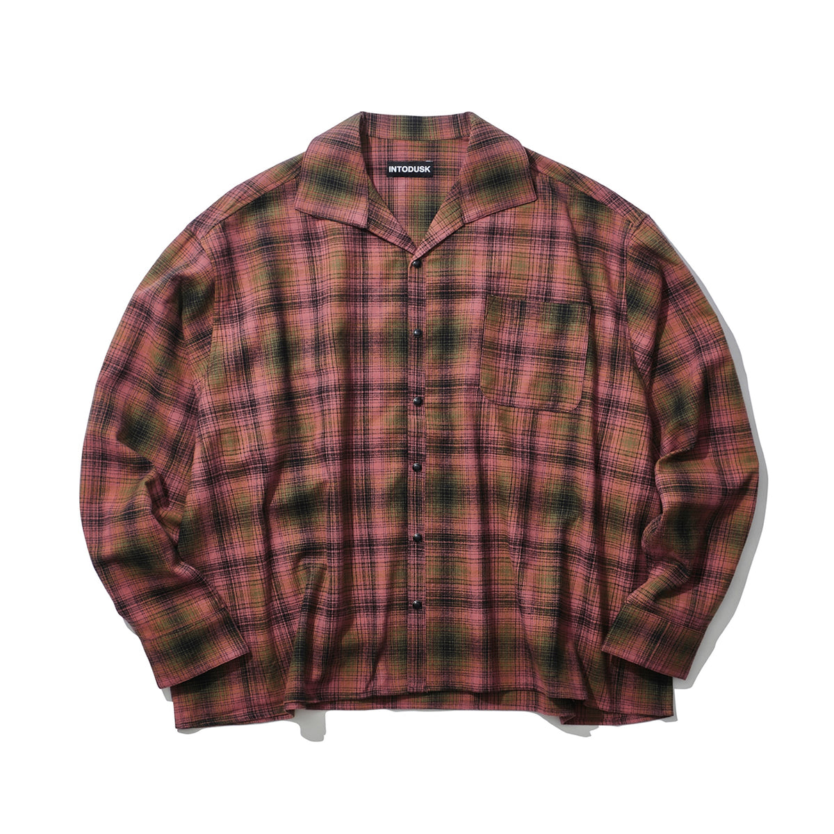 <span style="color: #f50b0b;">Last One</span> INTODUSK / DISCIPLE PLAID SHIRT ORANGE PLAID