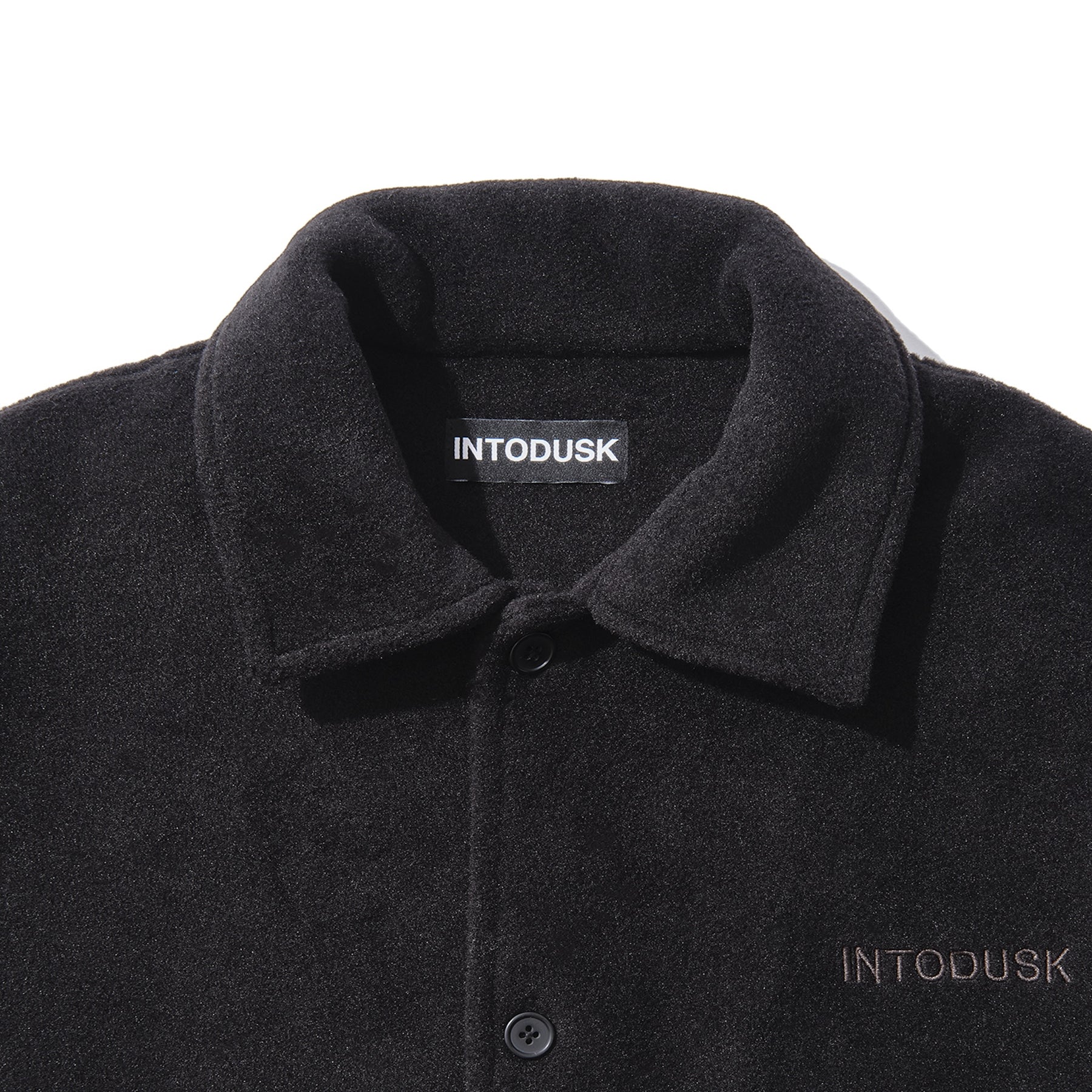 <span style="color: #f50b0b;">Last One</span> INTODUSK / WOOL COACH JACKET BLACK